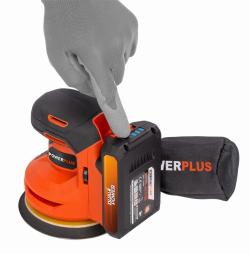 Powerplus Excentrická bruska POWDP50400 - Aku 20V (bez AKU)