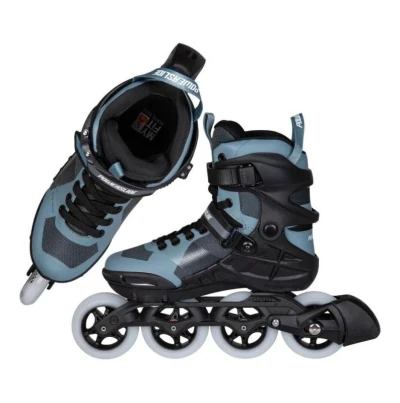 Powerslide Argon 90 Grey kolečkové brusle + sleva 500,- na příslušenství