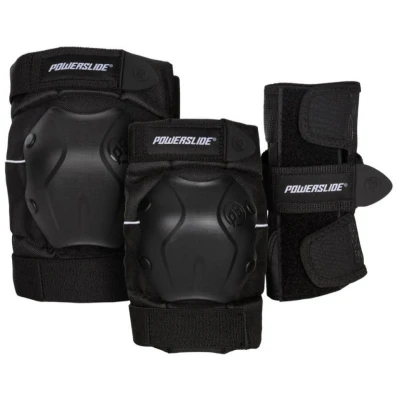 Powerslide Chrániče Standard Men Black (sada) Powerslide Chrániče Standard Men Black (sada)