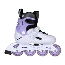 Powerslide Khaan Junior NXT White ADJ dětské kolečkové brusle