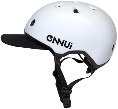 Ennui Elite White With Peak helma
