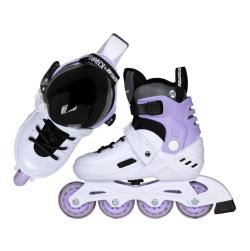 Powerslide Khaan Junior NXT White ADJ dětské kolečkové brusle