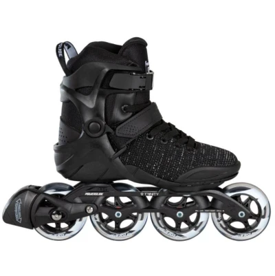 Powerslide Phuzion Xenon Black 90 Trinity kolečkové brusle + osvěžovač obuvi