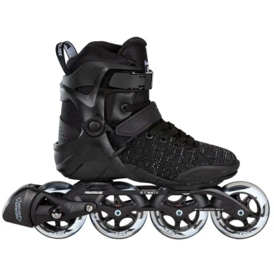 Powerslide Phuzion Xenon Black 90 Trinity kolečkové brusle + osvěžovač obuvi