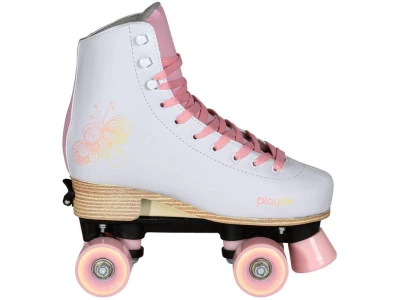 Playlife Quad Classic Pale Rose Adjustable kolečkové brusle + osvěžovač obuvi Playlife Quad Classic Pale Rose Adjustable kolečkové brusle + osvěžovač obuvi