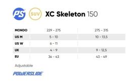 Powerslide Kolečkové brusle XC Skeleton Trinity + sleva 500,- na příslušenství