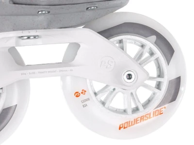 Powerslide Phuzion Argon Cement 110 Trinity kolečkové brusle + osvěžovač obuvi
