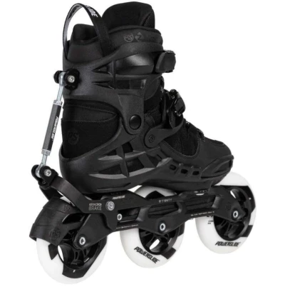 Powerslide Phuzion Argon Syncro Black 110 Trinity kolečkové brusle POUZE 3x, 110, EU 44 (dostupnost 5-7 prac. dní) (VÝPRODEJ)