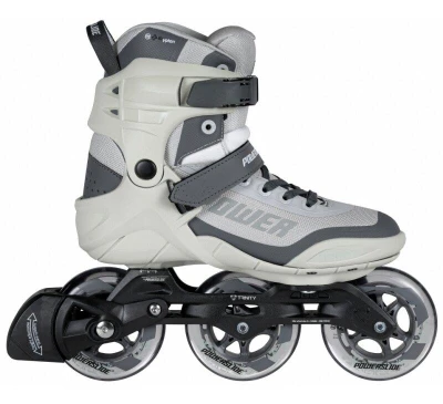Powerslide Phuzion Krypton Grey 100 Trinity kolečkové brusle + osvěžovač obuvi