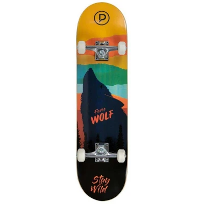 Powerslide Skateboard Playlife Fierce Wolf 31x8" Powerslide Skateboard Playlife Fierce Wolf 31x8"