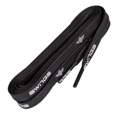 Powerslide Tkaničky Swings Waxed Superlaces Black