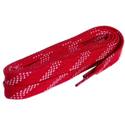 Powerslide Voskované tkaničky MY FIT Waxed Laces Pro Red