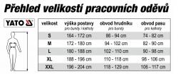 Vorel Pracovní oděv, reflexní kalhoty a blůza, CRESTON vel. L