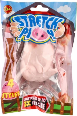 Prasátko mačkací antistresové strečové zvířátko v sáčku silikon 3 druhy