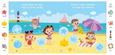Prcek objevuje Hledání a nalepování samolepky s pejskem