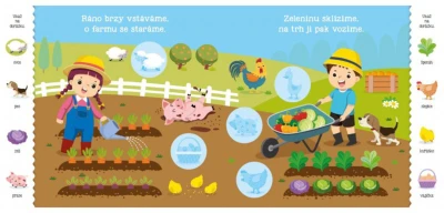 Prcek objevuje Hledání a nalepování samolepky s pejskem