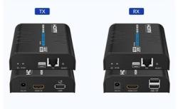 PremiumCord 4K@60Hz HDMI KVM extender s USB 2.0 na 120m přes LAN síť, over IP PremiumCord 4K@60Hz HDMI KVM extender s USB 2.0 na 120m přes LAN síť, over IP