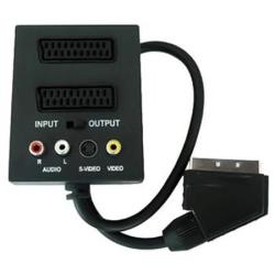 PremiumCord Adapter SCART/M-2xSCART+3xCINCH+Switch IN/OUT PremiumCord Adapter SCART/M-2xSCART+3xCINCH+Switch IN/OUT
