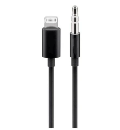 PremiumCord Apple Lightning audio redukční kabel na 3.5 mm stereo jack, 1 m, černý PremiumCord Apple Lightning audio redukční kabel na 3.5 mm stereo jack, 1 m, černý