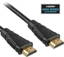 PremiumCord HDMI High Speed + Ethernet kabel, zlacené konektory, 5m PremiumCord HDMI High Speed + Ethernet kabel, zlacené konektory, 5m