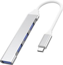 PremiumCord Hub USB-C na USB3.2 A + 3x USB2.0 A, hliníkové pouzdro PremiumCord Hub USB-C na USB3.2 A + 3x USB2.0 A, hliníkové pouzdro