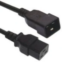 PremiumCord Kabel síťový prodlužovací 230V 16A 1,5m, konektory IEC 320 C19 - IEC 320 C20 PremiumCord Kabel síťový prodlužovací 230V 16A 1,5m, konektory IEC 320 C19 - IEC 320 C20