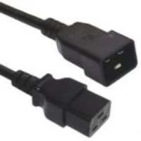 PremiumCord Kabel síťový prodlužovací 230V 16A 1,5m, konektory IEC 320 C19 - IEC 320 C20 PremiumCord Kabel síťový prodlužovací 230V 16A 1,5m, konektory IEC 320 C19 - IEC 320 C20