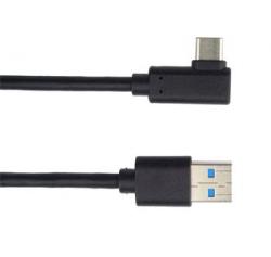 PremiumCord Kabel USB typ C/M zahnutý konektor 90° - USB 3.0 A/M, 1m PremiumCord Kabel USB typ C/M zahnutý konektor 90° - USB 3.0 A/M, 1m