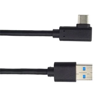PremiumCord Kabel USB typ C/M zahnutý konektor 90° - USB 3.0 A/M, 3m PremiumCord Kabel USB typ C/M zahnutý konektor 90° - USB 3.0 A/M, 3m