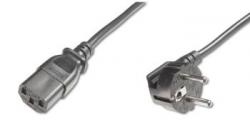 PremiumCord napájecí kabel 240V, délka 5m CEE7 pravoúhlý/IEC C13 PremiumCord napájecí kabel 240V, délka 5m CEE7 pravoúhlý/IEC C13