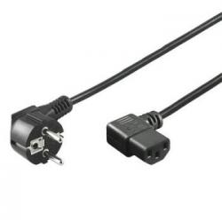 PremiumCord napájecí kabel 240V, délka 5m CEE7 pravoúhlý/IEC C13 pravoúhlý PremiumCord napájecí kabel 240V, délka 5m CEE7 pravoúhlý/IEC C13 pravoúhlý