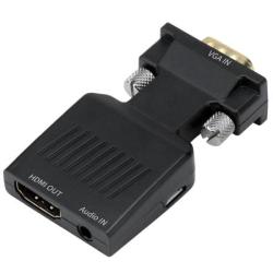 PremiumCord Převodník VGA na HDMI s audio vstupem a audio kabelem PremiumCord Převodník VGA na HDMI s audio vstupem a audio kabelem