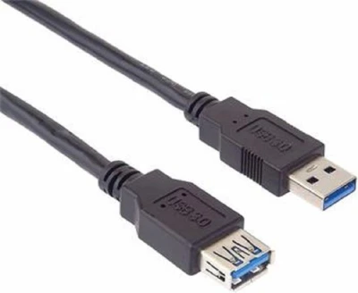PremiumCord Prodlužovací kabel USB 3.0 Super-speed 5Gbps A-A, MF, 9pin, 1m