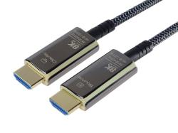 PremiumCord Ultra High Speed HDMI 2.1 optický fiber kabel 8K@60Hz,zlacené 15m PremiumCord Ultra High Speed HDMI 2.1 optický fiber kabel 8K@60Hz,zlacené 15m