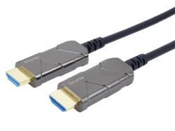PremiumCord Ultra High Speed HDMI 2.1 optický fiber kabel 8K@60Hz,zlacené 30m PremiumCord Ultra High Speed HDMI 2.1 optický fiber kabel 8K@60Hz,zlacené 30m