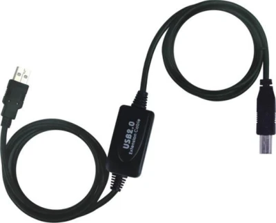 PremiumCord USB 2.0 repeater a propojovací kabel A/M-B/M 15m PremiumCord USB 2.0 repeater a propojovací kabel A/M-B/M 15m