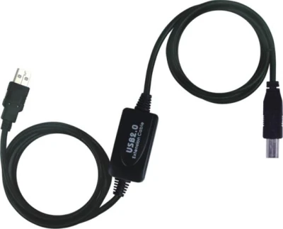 PremiumCord USB 2.0 repeater a propojovací kabel A/M-B/M 15m PremiumCord USB 2.0 repeater a propojovací kabel A/M-B/M 15m