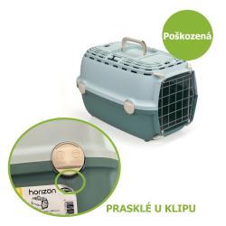 Přepravka Horizon kovová dvířka, arktická modrá - Poškození u klipu - %