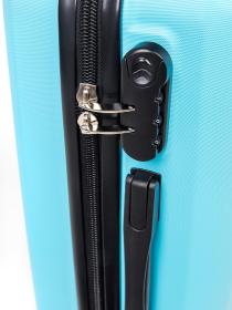 PRETTY UP Kufr cestovní ABS25 50x35x23cm, 37l, kolečka, PH MO sv.