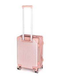 PRETTY UP Kufr cestovní ABS25 50x35x23cm, 37l, kolečka, PH RŮŽ