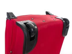 PRETTY UP Kufr cestovní TEX15 50x35x20cm, 33l, kolečka, textil.ČRV