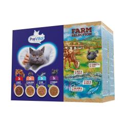 Prevital Farm Selection kočka mix masa a ryb v omáčce, kapsa 85 g (12 pack) (bal. 4 ks) Prevital Farm Selection kočka mix masa a ryb v omáčce, kapsa 85 g (12 pack) (bal. 4 ks)