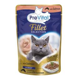 PreVital Fillet kočka losos, kapsa 85 g (bal. 28 ks) PreVital Fillet kočka losos, kapsa 85 g (bal. 28 ks)