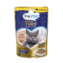PreVital Fillet Selection kočka kuře, kapsa 85 g PreVital Fillet Selection kočka kuře, kapsa 85 g