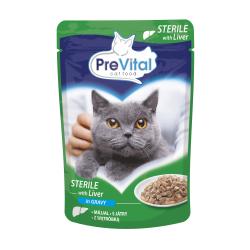 PreVital kočka sterile játra v omáčce, kapsa 100 g (bal. 24 ks) PreVital kočka sterile játra v omáčce, kapsa 100 g (bal. 24 ks)
