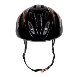 Force HAL černo-oranžovo-bílá cyklistická přilba