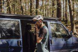 Force IBEX MTB béžová cyklistická přilba