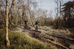 Force IBEX MTB oranžová cyklistická přilba