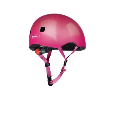 Micro LED Raspberry přilba - S (48-53 cm)