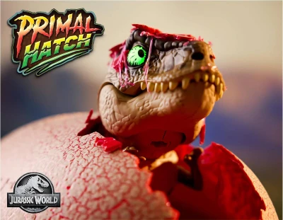 Primal Hatch Dino T-Rex interaktivní líhnoucí se na baterie Světlo Zvuk
